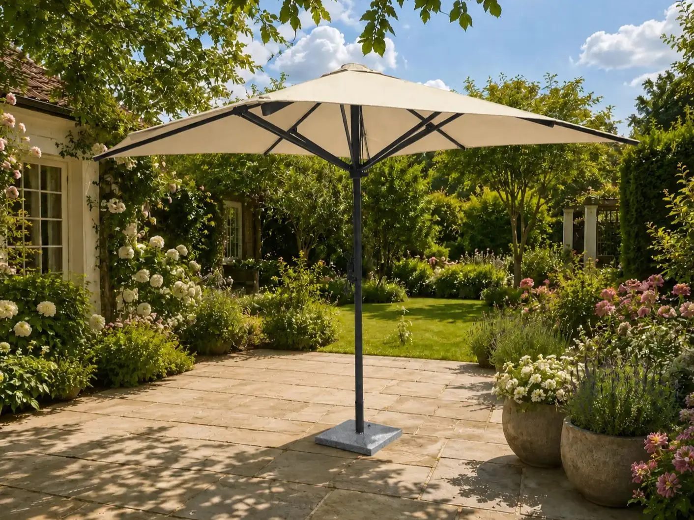 Tuscany Commercial Parasol - 2.5m Dia