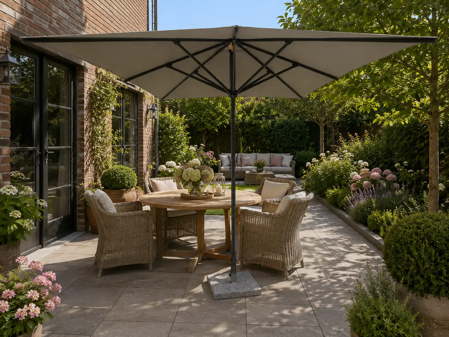 Tuscany Commercial Parasol - 2.5m Dia