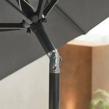 Antigua 2.4m Round Aluminium Traditional Parasol