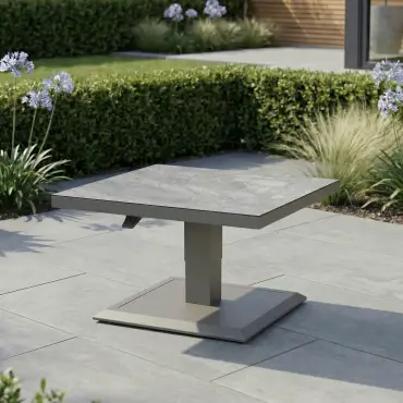 Aluminium Square Outdoor Rising Table