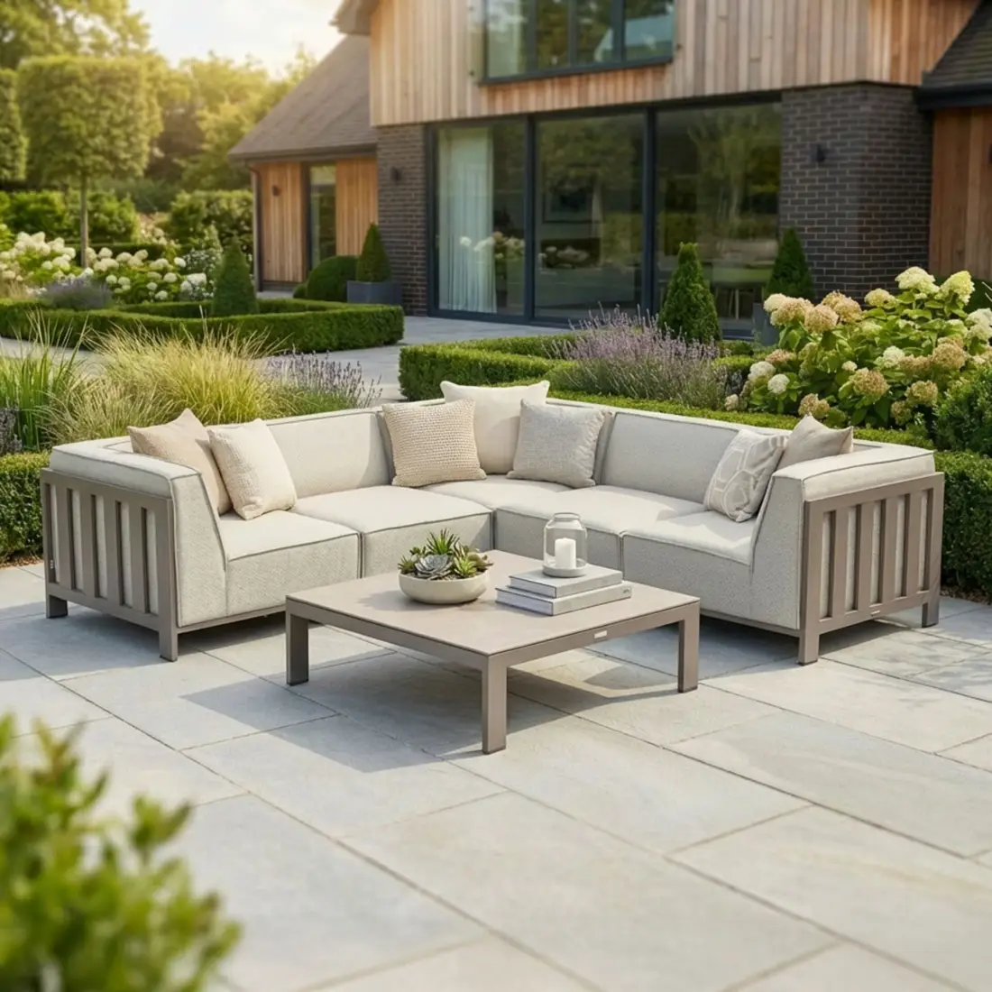 Ibiza Small Corner Sofa Set & Square Coffee Table Ibiza Small Corner Sofa Set & Square Coffee Table