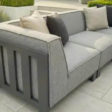 Ibiza Small Corner Sofa Set & Round Coffee Table