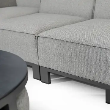 Ibiza Small Corner Sofa Set & Round Coffee Table