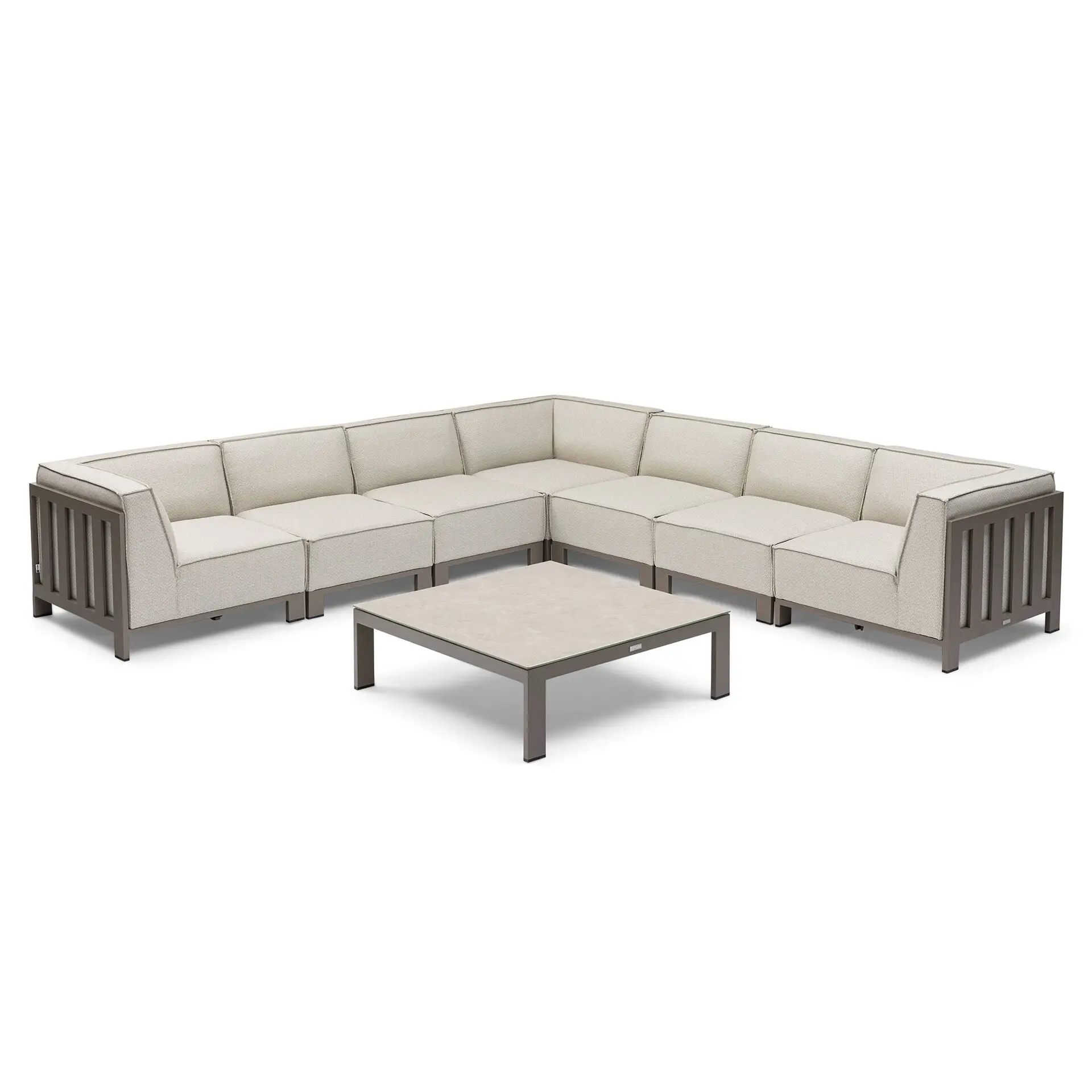 Ibiza Large Corner Sofa Set & Square Coffee Table