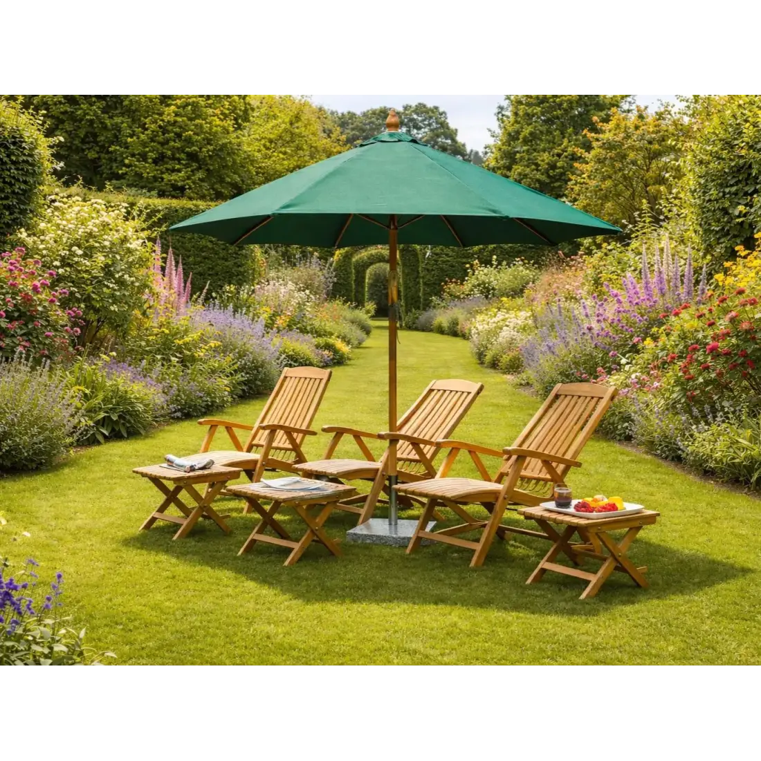 Bambrella 2.5m dia garden Parasol Bambrella 2.5m dia garden Parasol