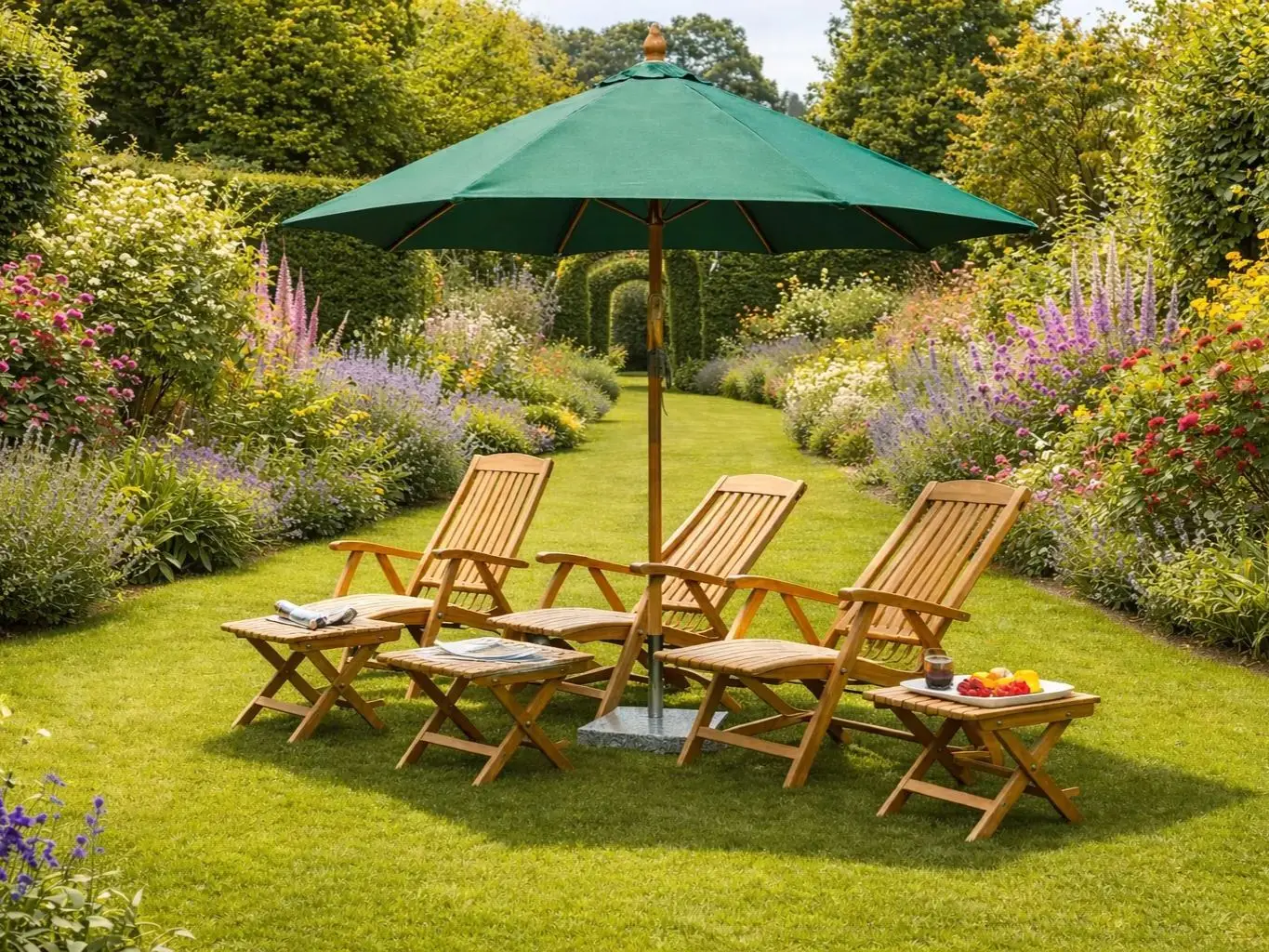 Bamboo 2.5m Parasol