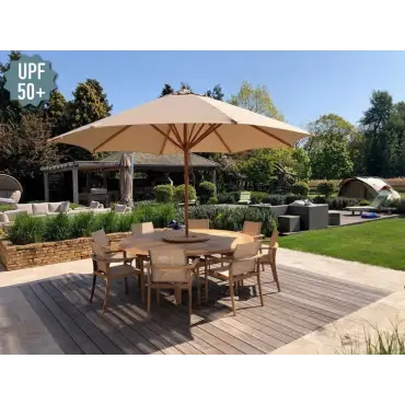 Bambrella 4m dia garden Parasol