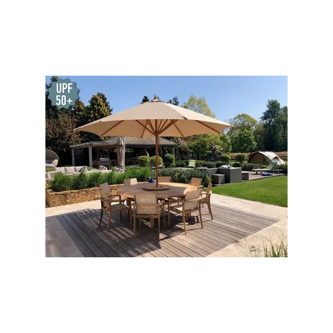 Bambrella 4m dia garden Parasol Bambrella 4m dia garden Parasol