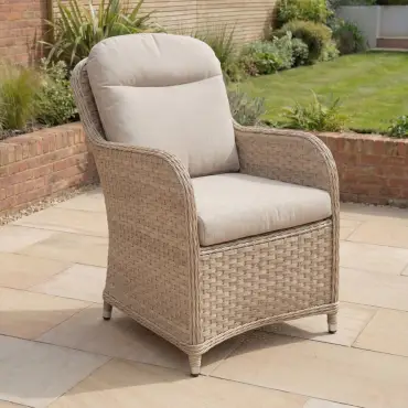 6 Seat Dining Set | Audrey Rattan Garden Set