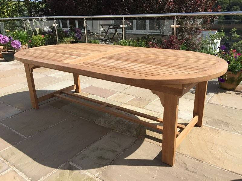 Chunky 180cm to 250cm ext table Teak Certified