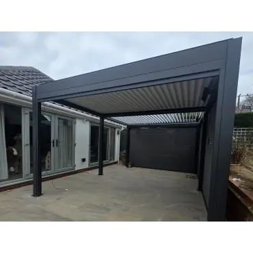 Eclipse 5 X 3.5m LED Motorised Pergola | Free Standing