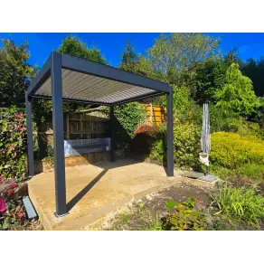 Eclipse 3 X 3m LED Motorised Pergola | Free Standing