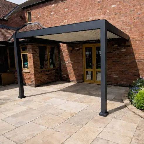Eclipse 3 X 3m LED Motorised Pergola | Wall Mounted Eclipse 3 X 3m LED Motorised Pergola | Wall Mounted