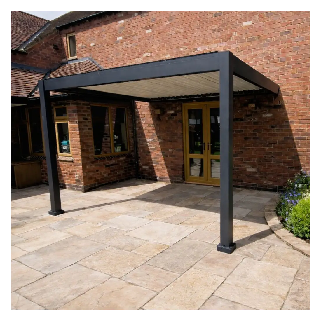 Eclipse 3 X 3m LED Motorised Pergola | Wall Mounted Eclipse 3 X 3m LED Motorised Pergola | Wall Mounted