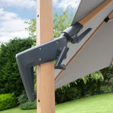 Royce Executive 3m x 3m Wood Effect Cantilever with Wheeled 90kg