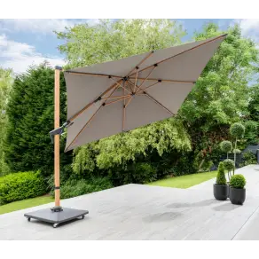 Royce Executive 3m x 3m Wood Effect Cantilever with Wheeled 90kg