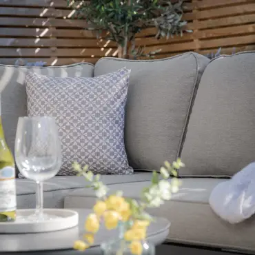 Monaco Corner Sofa Set with Round Coffee Tables