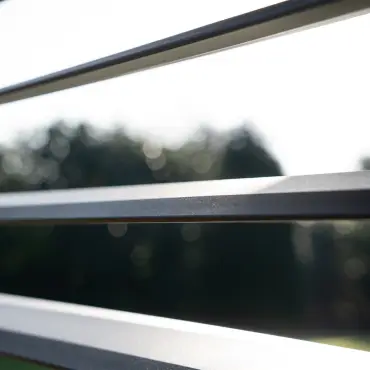 Titan Aluminium Shuttered Louvre Side Panels Set of 3 - 1.2m