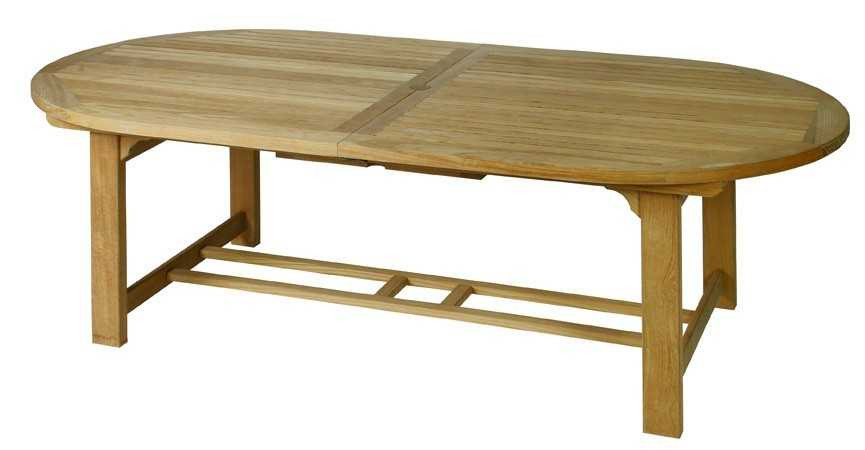 Chunky 180cm to 250cm ext table Teak Certified