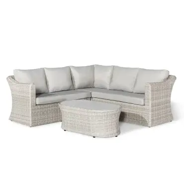 Oxford Small Rattan Corner Sofa Set
