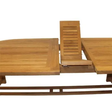 Teak Tables Chunky 180cm to 250cm ext table FSC® Certified