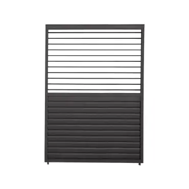 Titan Aluminium Shuttered Louvre Side Panels Set of 3 - 1.2m