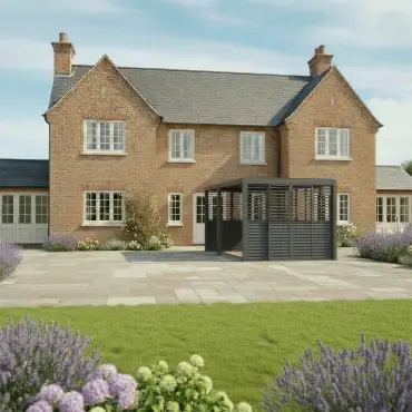 Titan Sliding Shuttered Doors for 3m Pergola