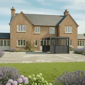 Titan Sliding Shuttered Doors for 3m Pergola