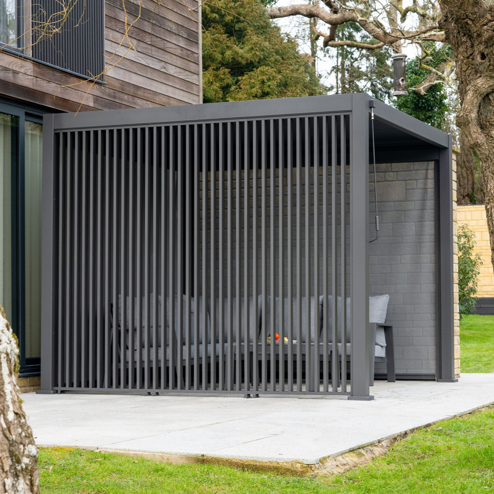 Titan Vertical Louvre Side Wall Panel 1.2m