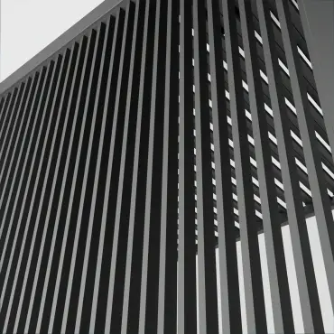 Titan Vertical Louvre Side Wall Panel 1.2m
