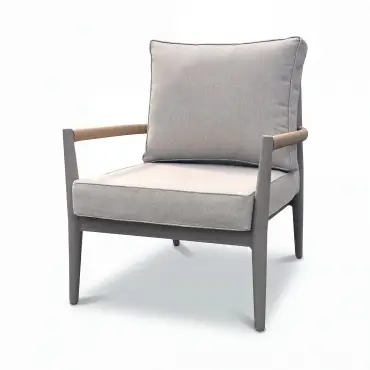 Cambridge Rattan Rope 2 Seat Sofa Set - 2 Armchairs & Sintered Stone Coffee Table