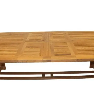 Teak Tables Chunky 180cm to 250cm ext table FSC® Certified