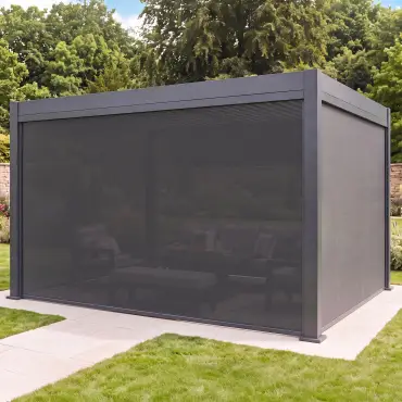 Aurora Pergola Zip Drop Side Blind to fit within 3m width
