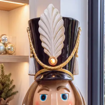 Klaus Traditional Red Christmas Nutcracker 5.5ft - 168cm
