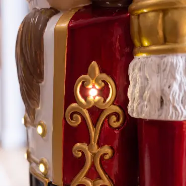 Klaus Traditional Red Christmas Nutcracker 5.5ft - 168cm
