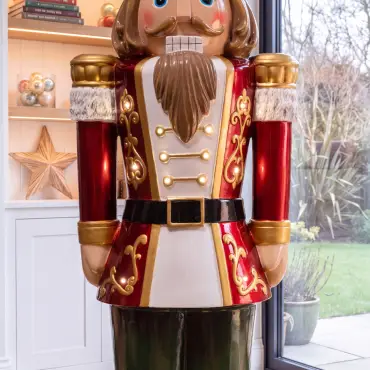 Klaus Traditional Red Christmas Nutcracker 5.5ft - 168cm