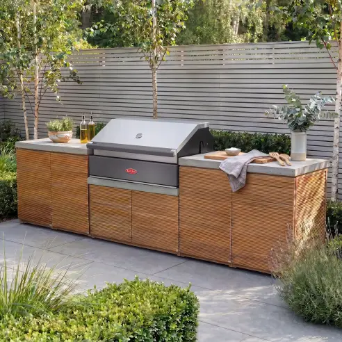 Bali Outdoor Kitchen Storage Units with Beefeater 1700 Series BBQ - Double Configuration Bali Outdoor Kitchen Storage Units with Beefeater 1700 Series BBQ - Double Configuration