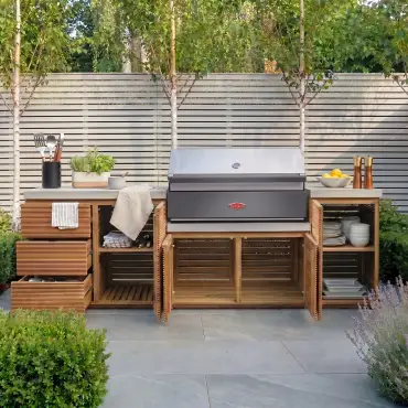 Bali Storage Units with Beefeater 1700 Series BBQ - Medium Configuration