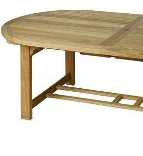 Chunky 180cm to 250cm ext table Teak Certified