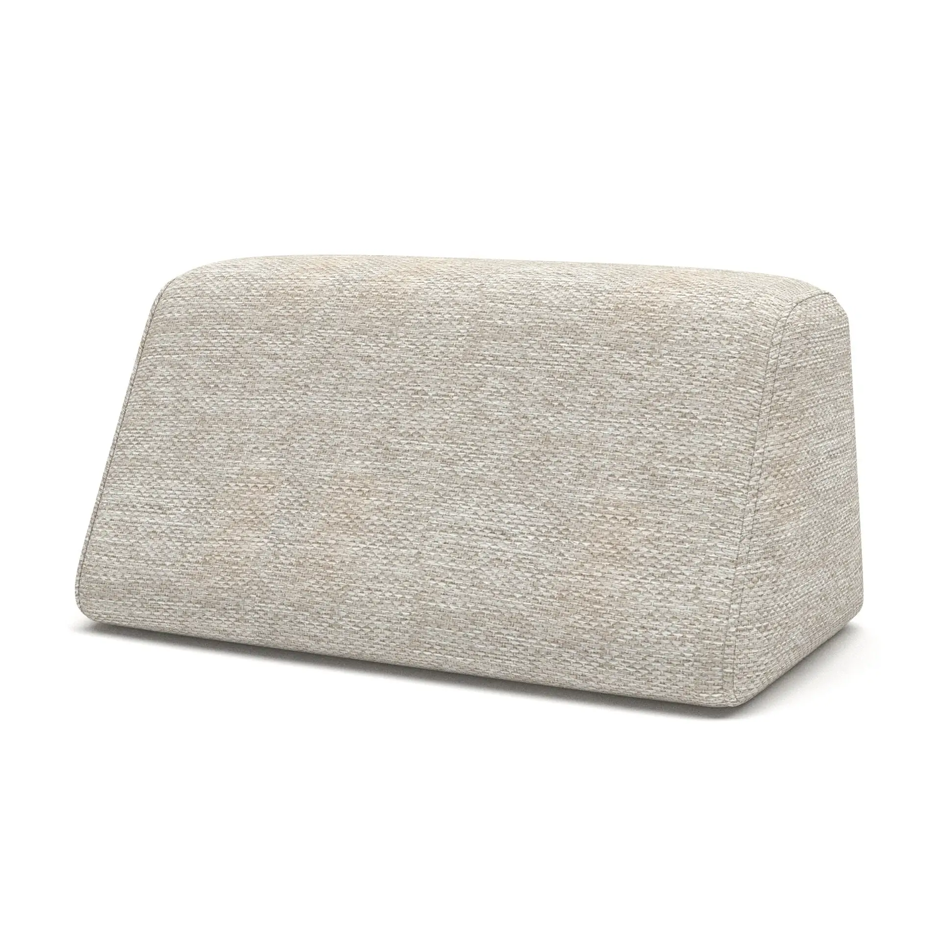 Fabric Cannes Small Corner Sofa Set - Round Marble Effect Coffee Table