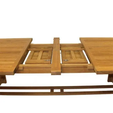Teak Tables Chunky 180cm to 250cm ext table FSC® Certified