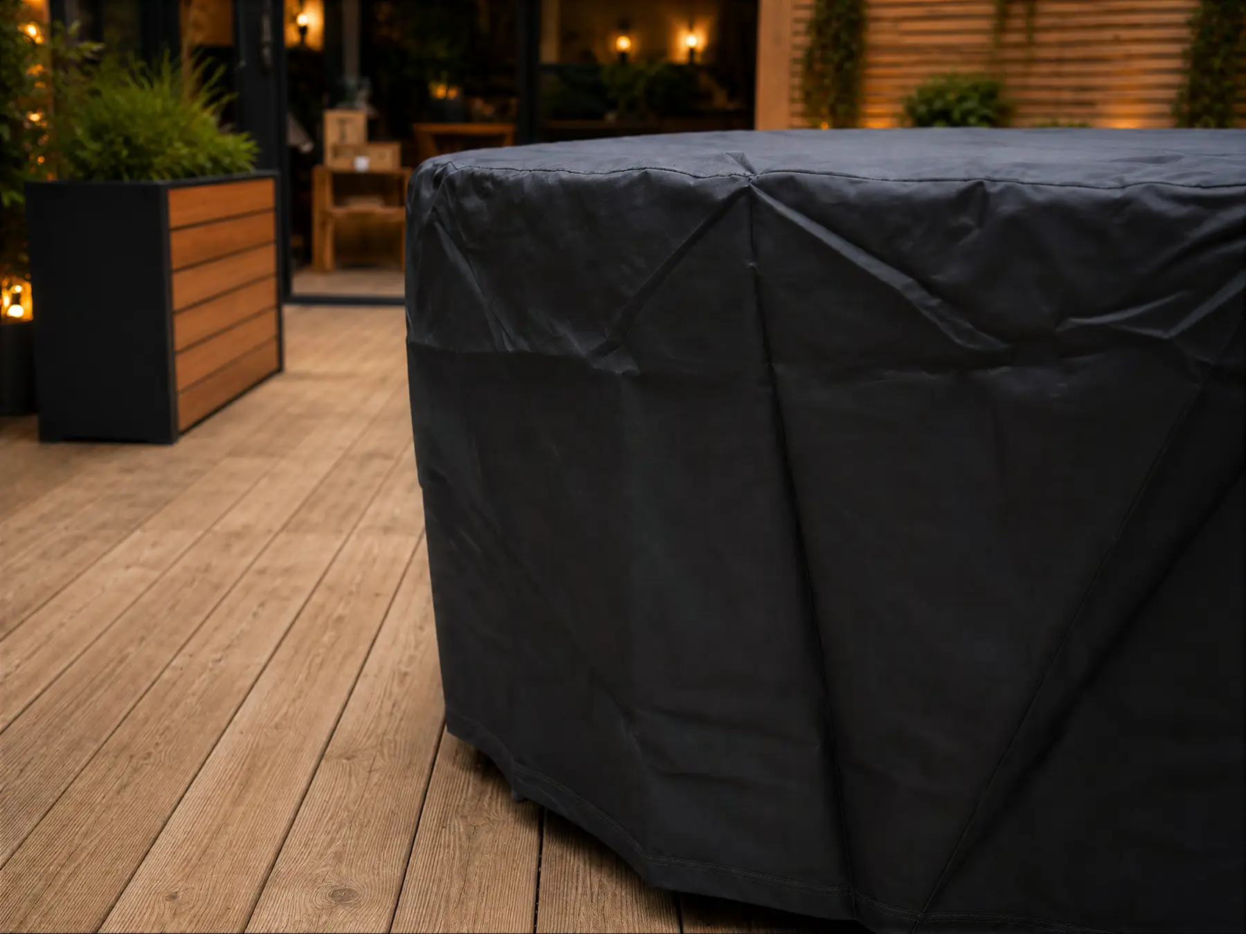 Breathable Round Table Weather Cover - Large 185cm