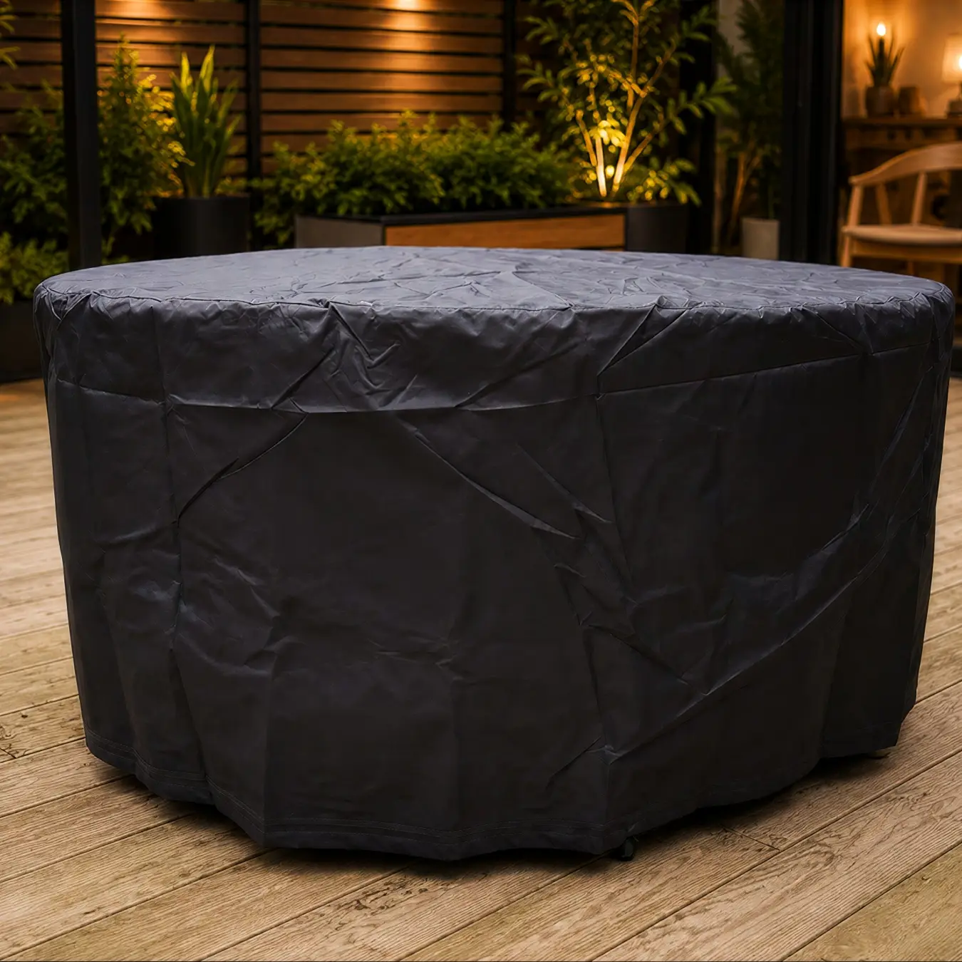 Breathable Round Table Weather Cover - Large 185cm