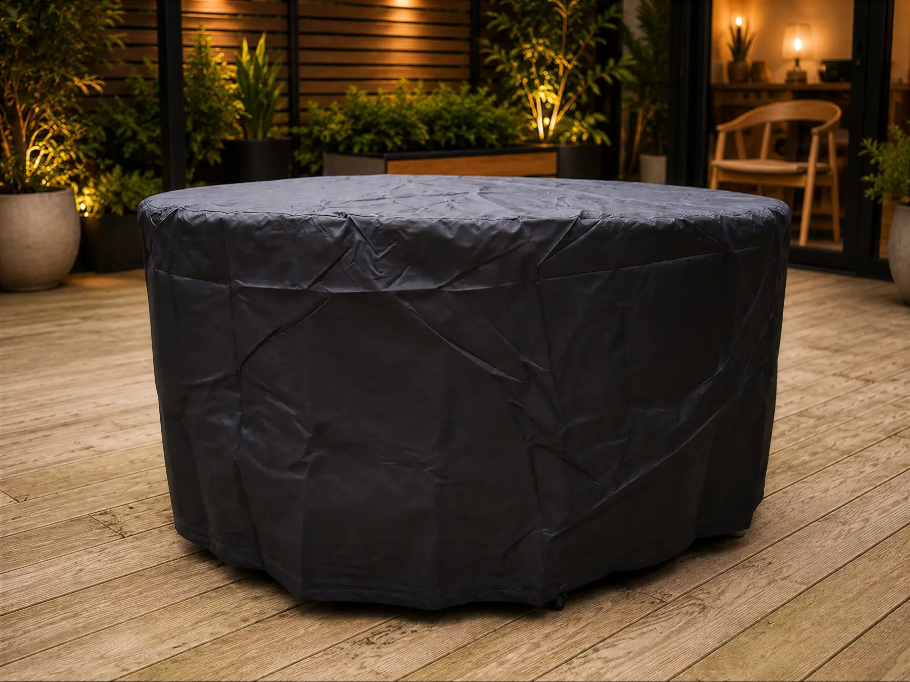 Breathable Round Table Weather Cover - Large 185cm