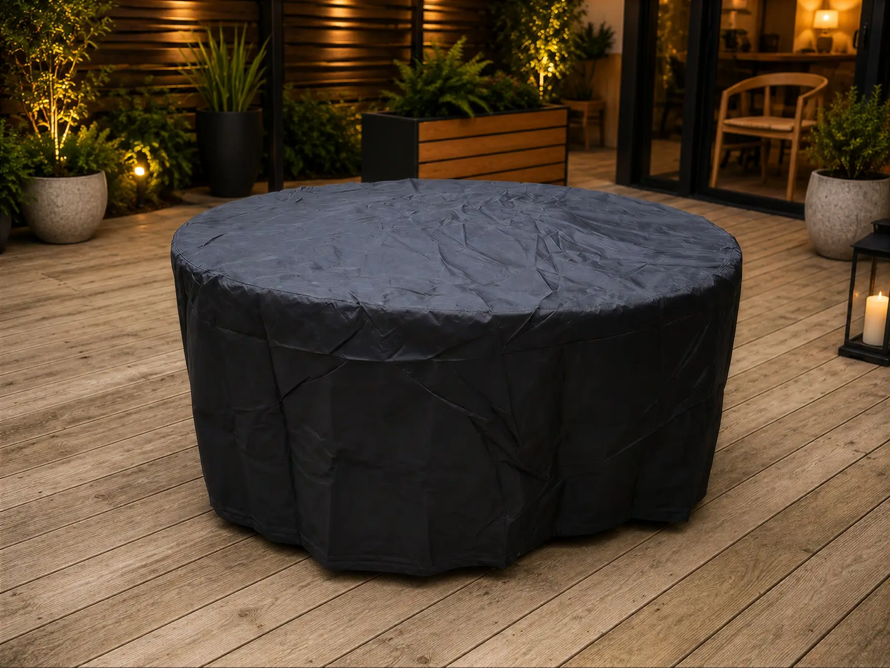 Breathable Round Table Weather Cover - Large 185cm