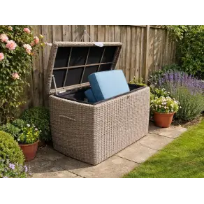 Luxor Rattan garden furniture Medium Cushion Box