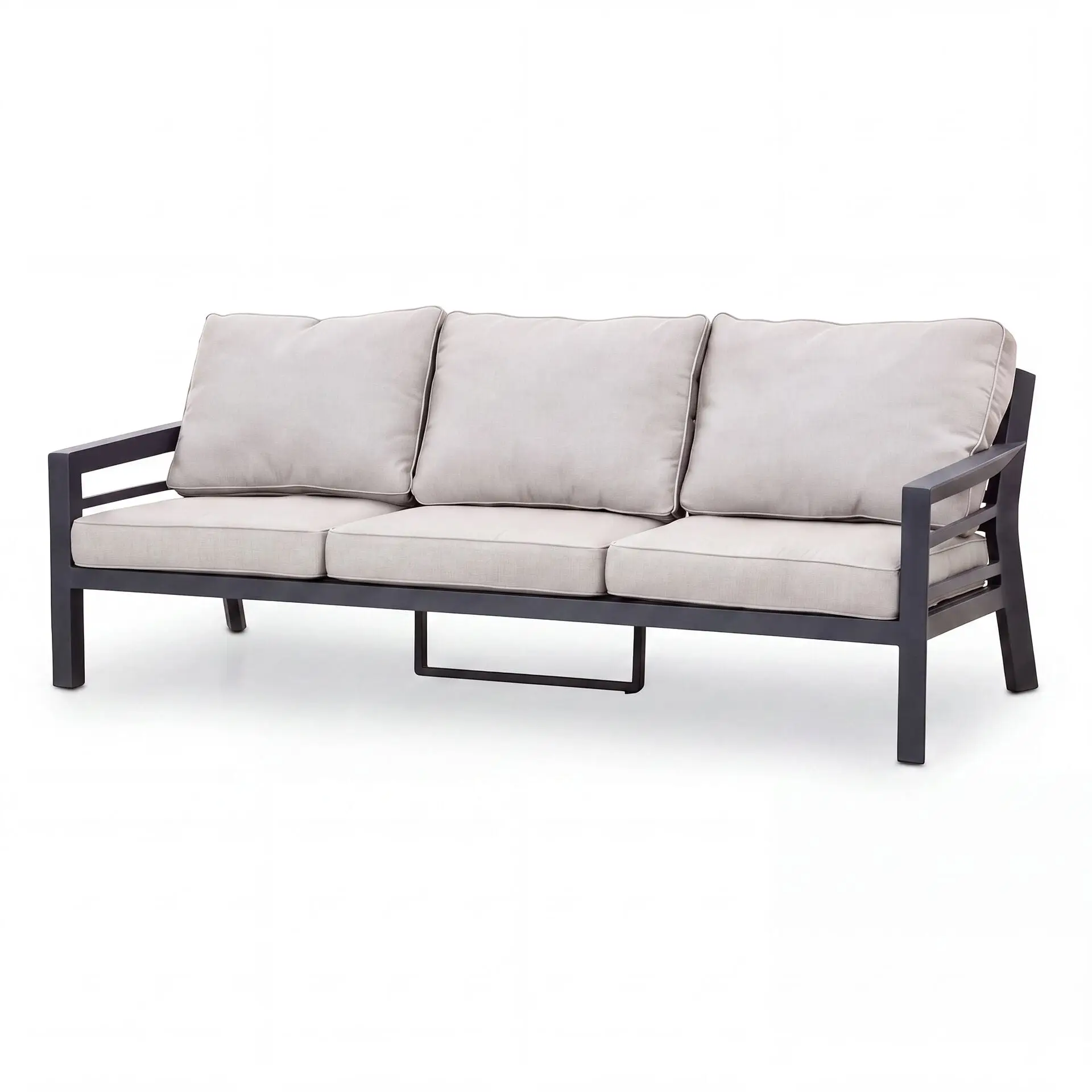 New York 3 Seat Aluminium Sofa Set