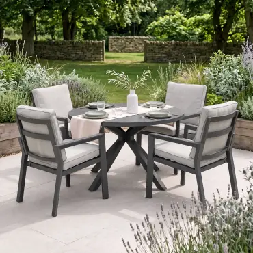 New York 4 Seat Dining Set