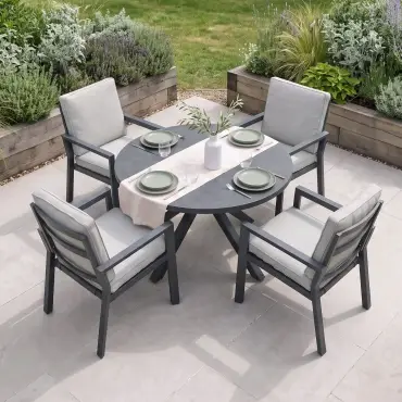 New York 4 Seat Dining Set