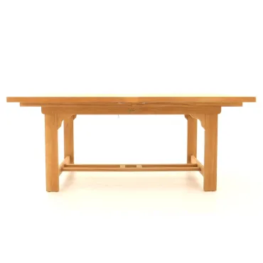 Chunky Rectangular Extending 2.4m - 3m - Teak Certified